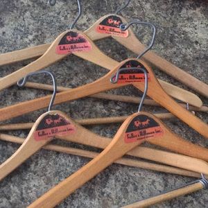Five Vintage Suit Hangers